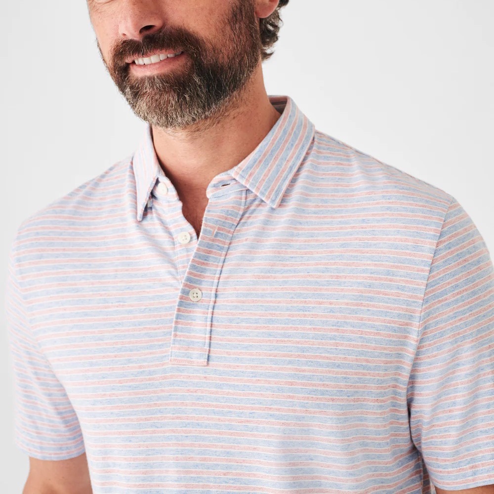 Faherty movement short sleeve polo totally new with tag still on. Never worn